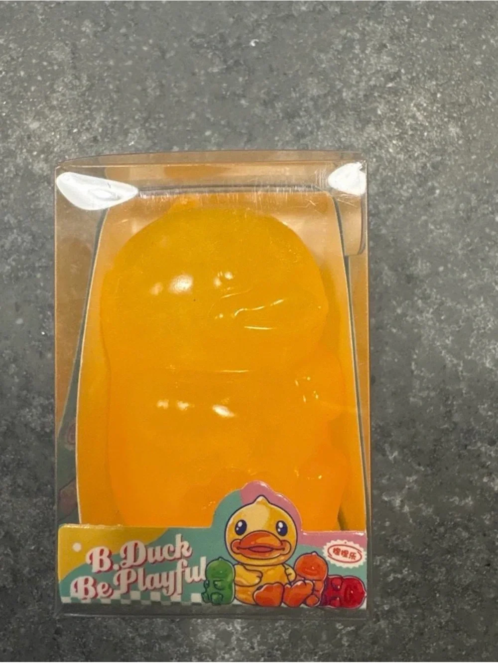 Scented Yellow Gummy B. Duck Squishy